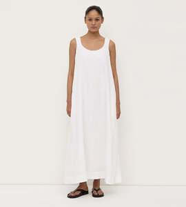 Assembly Label | Maree Linen Midi Dress | White