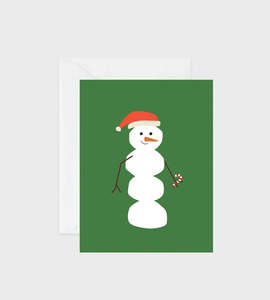 Lettuce | Snowman Card