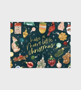 Cards: Foil Card Christmas Ornaments