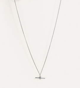 La Dailie | Everyday T-Bar Necklace | Silver
