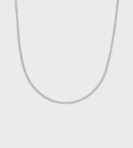 Jewellery: Sophie | Tennis Necklace | Silver