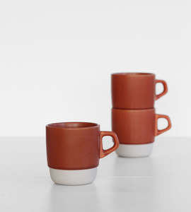 Mugs: Kinto | Stacking Mug | Terracotta
