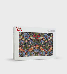 4 Pk Placemats | Strawberry Thief