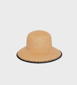 Hat: Sophie | So Shady Stitch Hat | Natural with Black