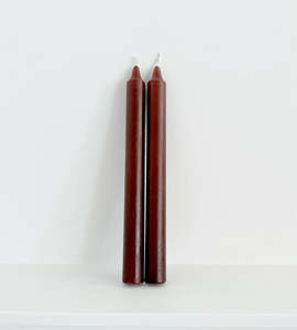 Household Taper Candle 240mm x 22mm | Chocolate