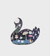 Enchanted | 40 Piece Swan Shaped Puzzle in Shaped Box