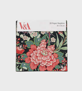 Napkins: 20 Pk Paper Napkin | Peony and Prunus
