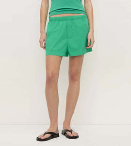 Womens Assembly Label: Assembly label | Everyday Poplin Short | Bright Green