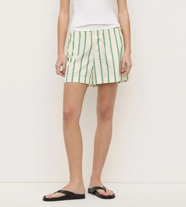 Womens Assembly Label: Assembly label | Agnes Stripe Short | Butter/Bright Green