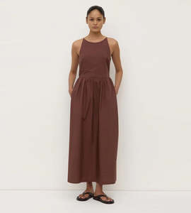 Assembly Label | Posie Midi Dress | Espresso