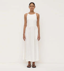 Assembly Label | Posie Midi Dress | White