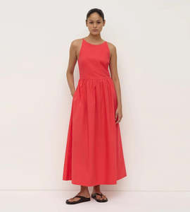 Assembly Label | Posie Midi Dress | Chilli