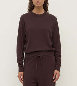 Tops: Assembly Label | Cotton Cashmere Lounge Sweater | Ganache