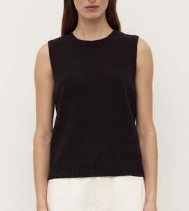 Assembly Label | Palma Knit Vest | Black