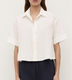 Assembly Label | Lima Cropped Shirt | White