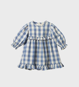 Unclassified: Nature Baby | Nora Dress | Bluebelle Check