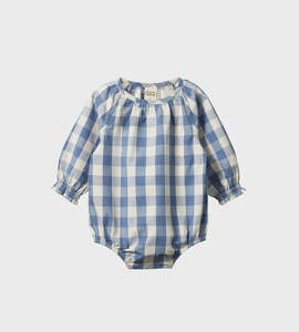 Nature Baby | Meadow Bodysuit Gingham | Bluebelle Check