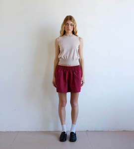 Clothing: Commonplace | Down the Line Short | Maroon