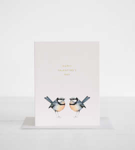 Father Rabbit Stationery | Card | Happy Valentine's Day Birds