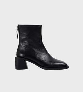 Shoes: Commonplace | Brooklyn Square Toe Boot | Black