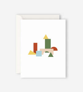 Father Rabbit Stationery | City Blocks Card