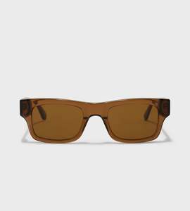 Sunglasses: Assembly Label | Shallow D Frame | Brown