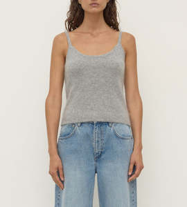 Assembly Label | Carina Wool Tank | Grey Marle