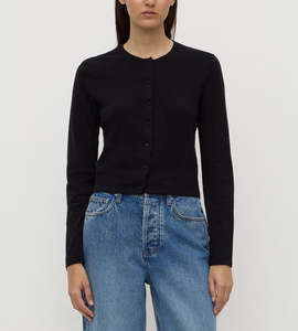 Assembly Label | Tilly Cotton Cashmere Cardigan | Black