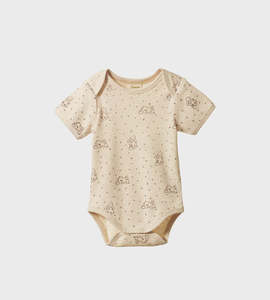 Nature Baby | Short Sleeve Bodysuit | Bramble Burrow Print