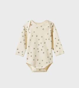 Nature Baby | Long Sleeve Bodysuit | Lucky Print
