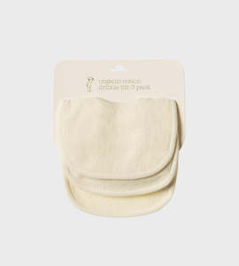 Unclassified: Nature Baby | Dribble Bibs 3 Pack | Natural