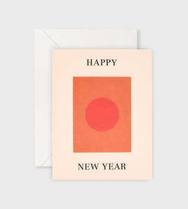 Cards: Lettuce | Card | Happy New Year Circle