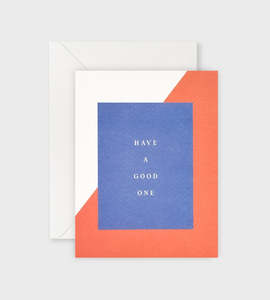 Lettuce | Card | Have a Good One Blue + Red