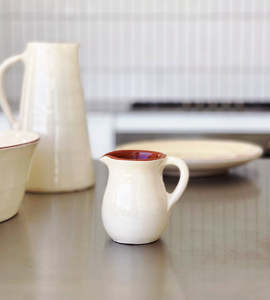 Catalonian Terracotta | Small Round Jug Creme 300ml
