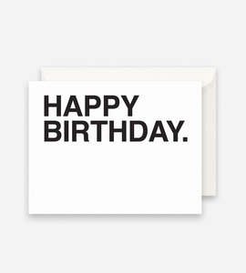 Cards: Lettuce | Card | Bold Happy Birthday