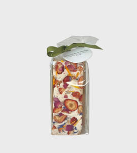Gifts For Mothers: Herb & Spice | Strawberry, Elderflower & Belgian White Chocolate Nougat | 150g