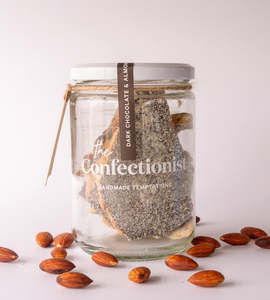 Gifts For Mothers: The Confectionist | Dark Chocolate Almond Toffee Jar 200g