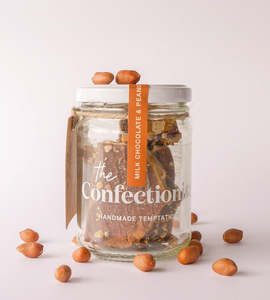 Gifts For Mothers: The Confectionist | Milk Chocolate & Peanut Toffee Jar 85g