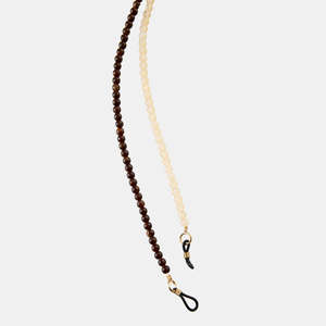 Sophie | Everyday Eyewear Chain | Coffee Beads