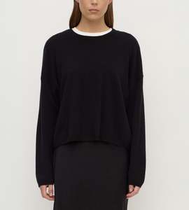Tops: Assembly Label | Odelle Cashmere Knit | Black