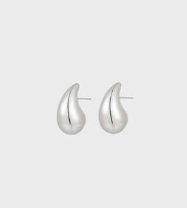 For Her: Luv AJ Gia Hoops | Silver