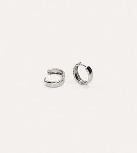 Festive Dressing: La Dailie | Everyday Cuffed Hoops | Sterling Silver