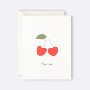 Father Rabbit Wedding Love Cards: Father Rabbit Stationery | Card | I Love You Cherries