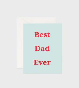 Father Rabbit Fathers Day Cards: Father Rabbit Stationery | Card | Best Dad Ever Card