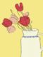 Father Rabbit Stationery | Card | Jug with Flowers