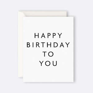 Father Rabbit Stationery | Card | Happy Birthday To You