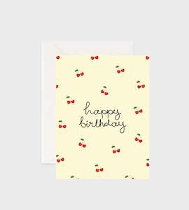 Father Rabbit Birthday Cards: Father Rabbit Stationery | Card | Birthday Cherries