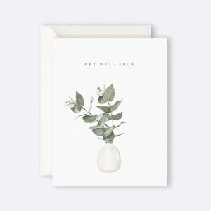 Father Rabbit Stationery | Card | Eucalyptus Get Well Soon