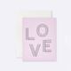 Lettuce | Card | Love Stripe Letters