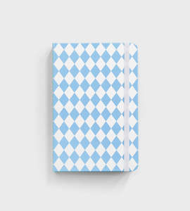 Father Rabbit 1: Father Rabbit | Hardcover Notebook | Blue Diamonds